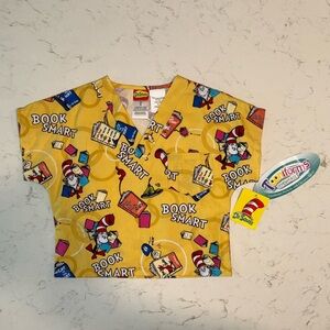 Dr. Seuss Cherokee Tooniforms Scrub Top